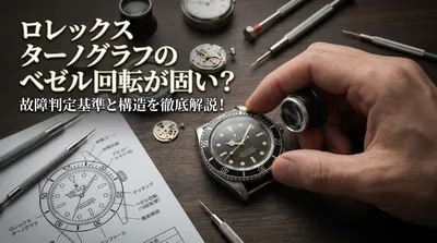 ロレックス ターノグラフのベゼル回転が固い？故障判定基準と構造を徹底解説！