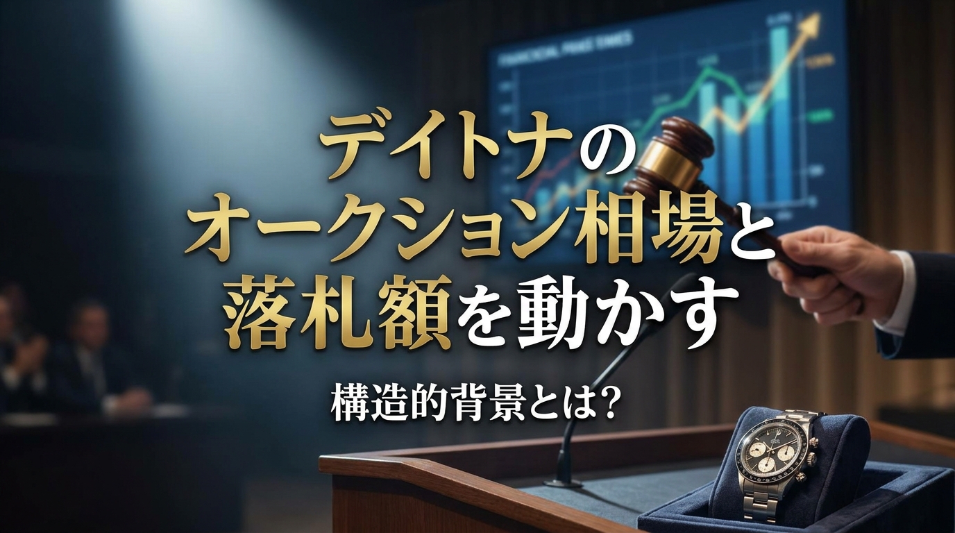 デイトナのオークション相場と落札額を動かす構造的背景とは？