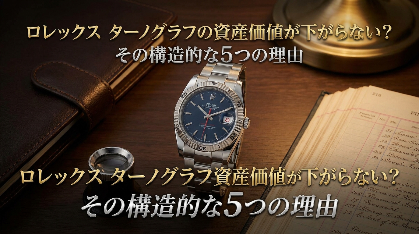 ロレックス ターノグラフの資産価値が下がらない？その構造的な5つの理由とは