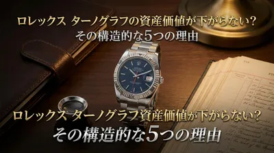 ロレックス ターノグラフの資産価値が下がらない？その構造的な5つの理由とは