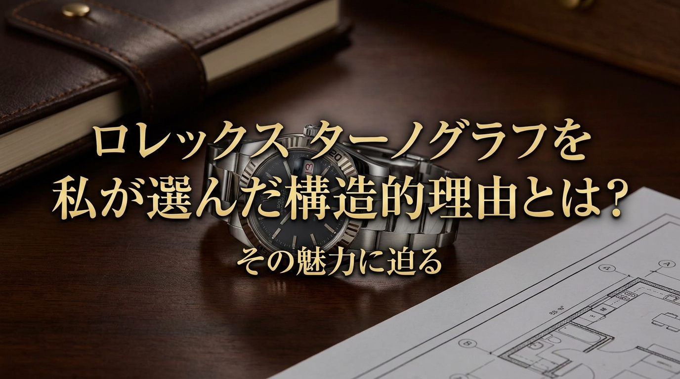 ロレックス ターノグラフを私が選んだ構造的理由とは？その魅力に迫る