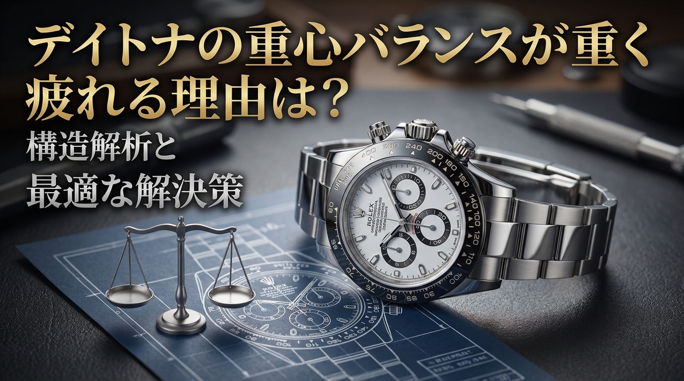 デイトナの重心バランスが重く疲れる理由は？構造解析と最適な解決策