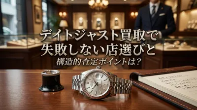 デイトジャスト買取で失敗しない店選びと構造的査定ポイントは？