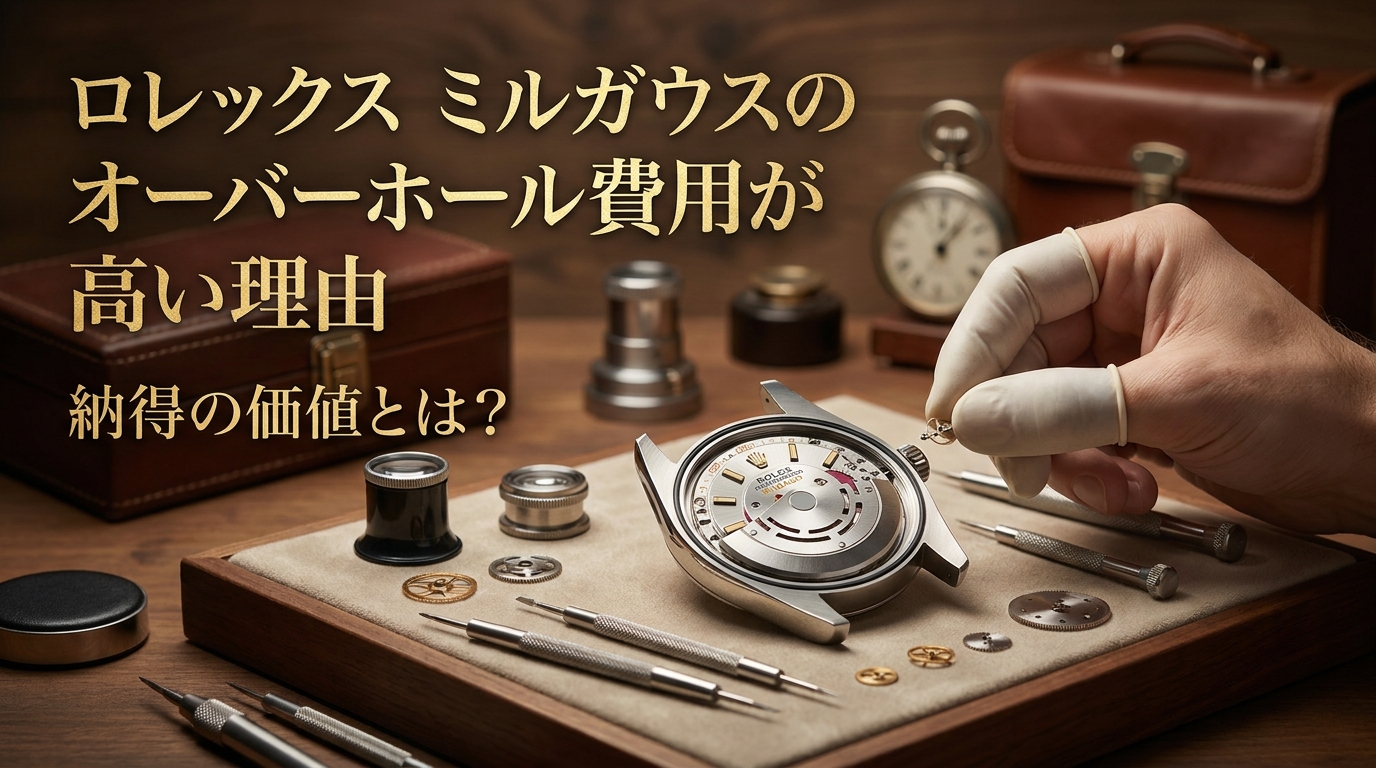 ロレックス ミルガウスのオーバーホール費用が高い理由と納得の価値とは？