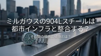 ミルガウスの904Lスチールは都市インフラと整合する？その鋼の質感と価値とは？