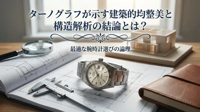 ターノグラフが示す建築的均整美と構造解析の結論とは？最適な腕時計選びの論理
