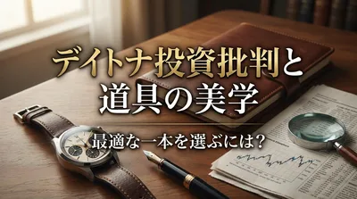 デイトナ投資批判と道具の美学を整理し最適な一本を選ぶには？