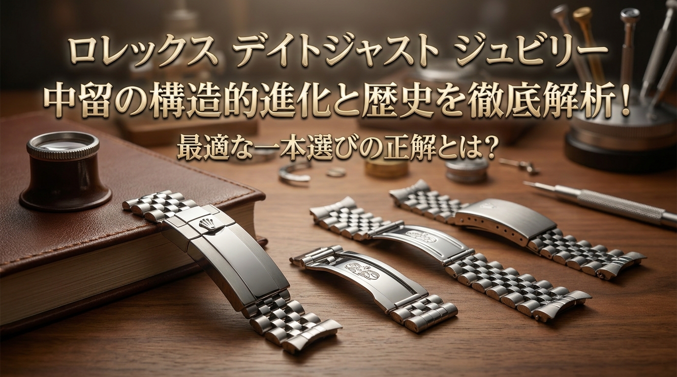 ロレックス デイトジャスト ジュビリー 中留の構造的進化と歴史を徹底解析！最適な一本選びの正解とは？