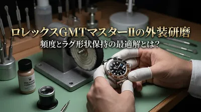 ロレックスGMTマスターIIの外装研磨、頻度とラグ形状保持の最適解とは？