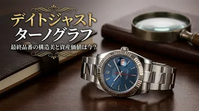デイトジャスト ターノグラフ最終品番の構造美と資産価値は今？