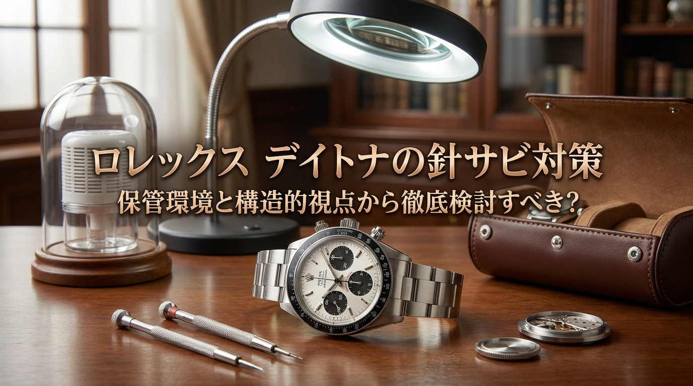 ロレックス デイトナの針サビ対策、保管環境と構造的視点から徹底検討すべき？