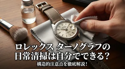 ロレックス ターノグラフの日常清掃は自分でできる？構造的注意点を徹底解説！