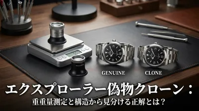 エクスプローラー偽物クローン：重重量測定と構造から見分ける正解とは？