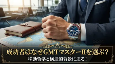 成功者はなぜGMTマスターIIを選ぶ？移動哲学と構造的背景に迫る！