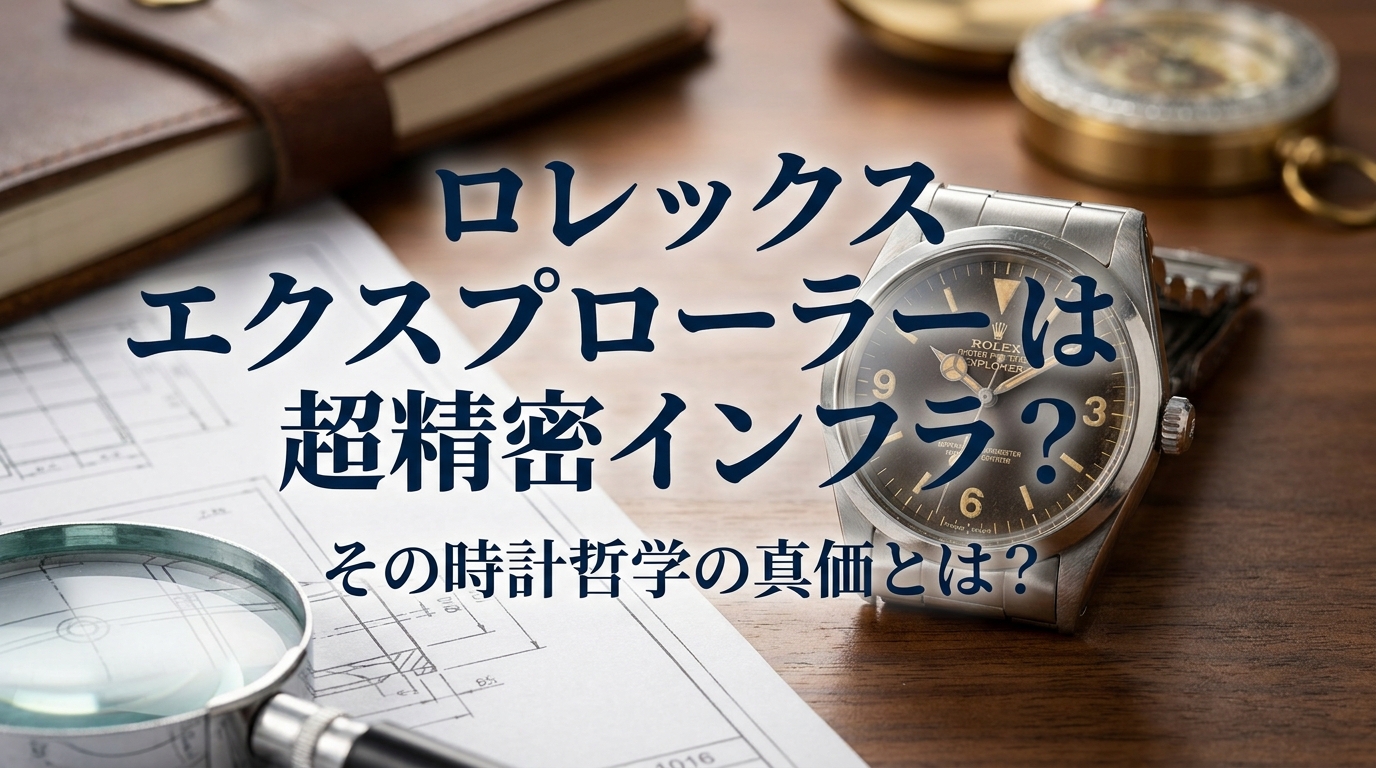 ロレックス エクスプローラーは超精密インフラ?その時計哲学の真価とは?