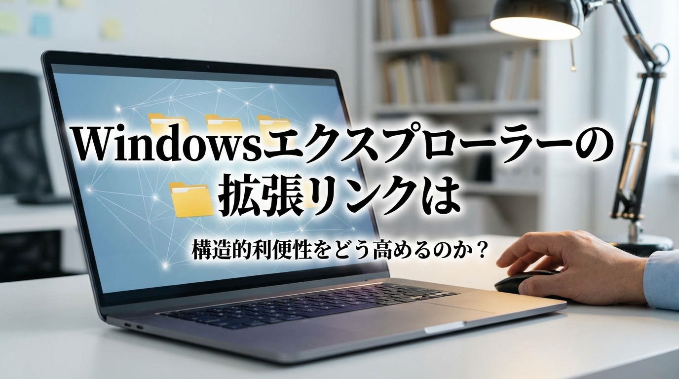 Windowsエクスプローラーの拡張リンクは構造的利便性をどう高めるのか?