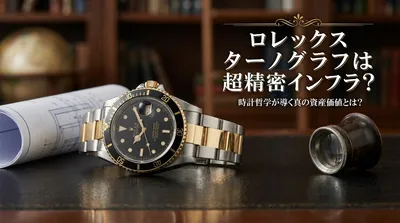 ロレックス ターノグラフは超精密インフラ？時計哲学が導く真の資産価値とは？