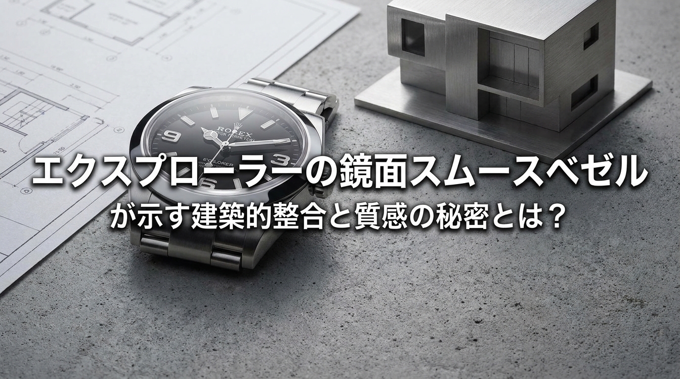 エクスプローラーの鏡面スムースベゼルが示す建築的整合と質感の秘密とは？