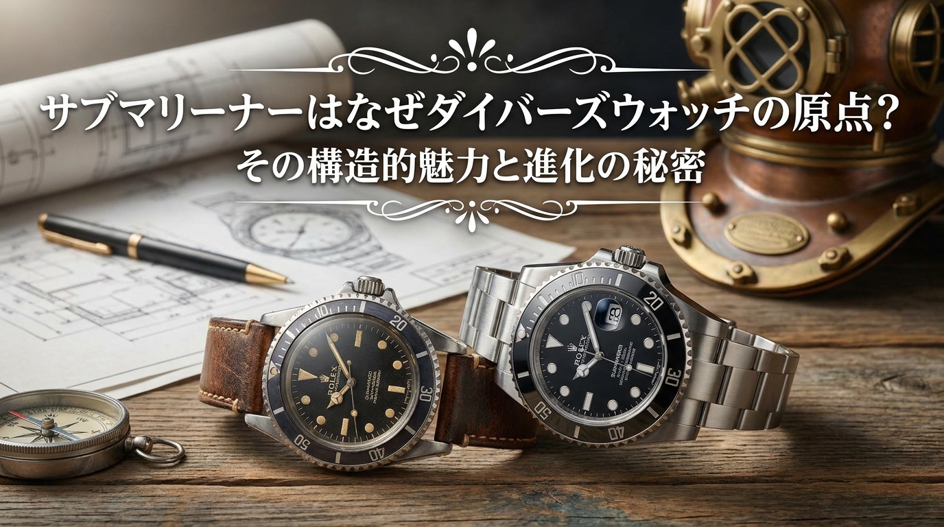 サブマリーナーはなぜダイバーズウォッチの原点？その構造的魅力と進化の秘密