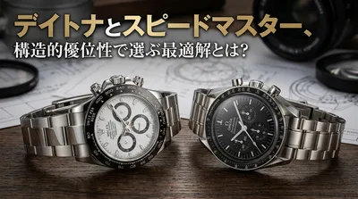 デイトナとスピードマスター、構造的優位性で選ぶ最適解とは？