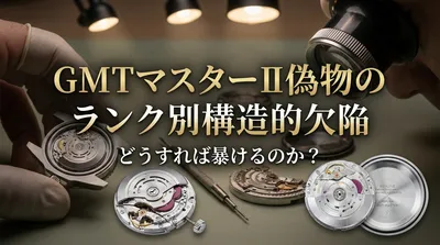 GMTマスターII偽物のランク別構造的欠陥、どうすれば暴けるのか？