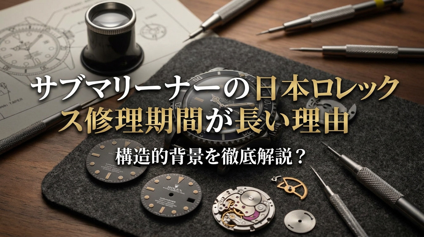 サブマリーナーの日本ロレックス修理期間が長い理由と構造的背景を徹底解説？