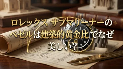 ロレックス サブマリーナーのベゼルは建築的黄金比でなぜ美しい？