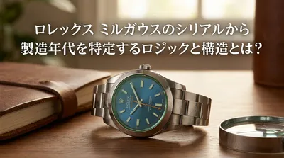 ロレックス ミルガウスのシリアルから製造年代を特定するロジックと構造とは？