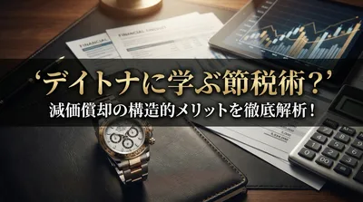 デイトナに学ぶ節税術？減価償却の構造的メリットを徹底解析！