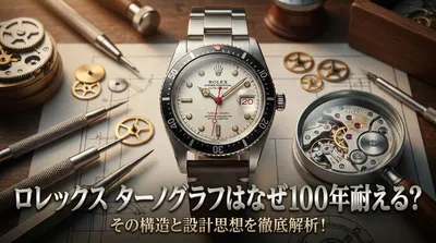 ロレックス ターノグラフはなぜ100年耐える？その構造と設計思想を徹底解析！