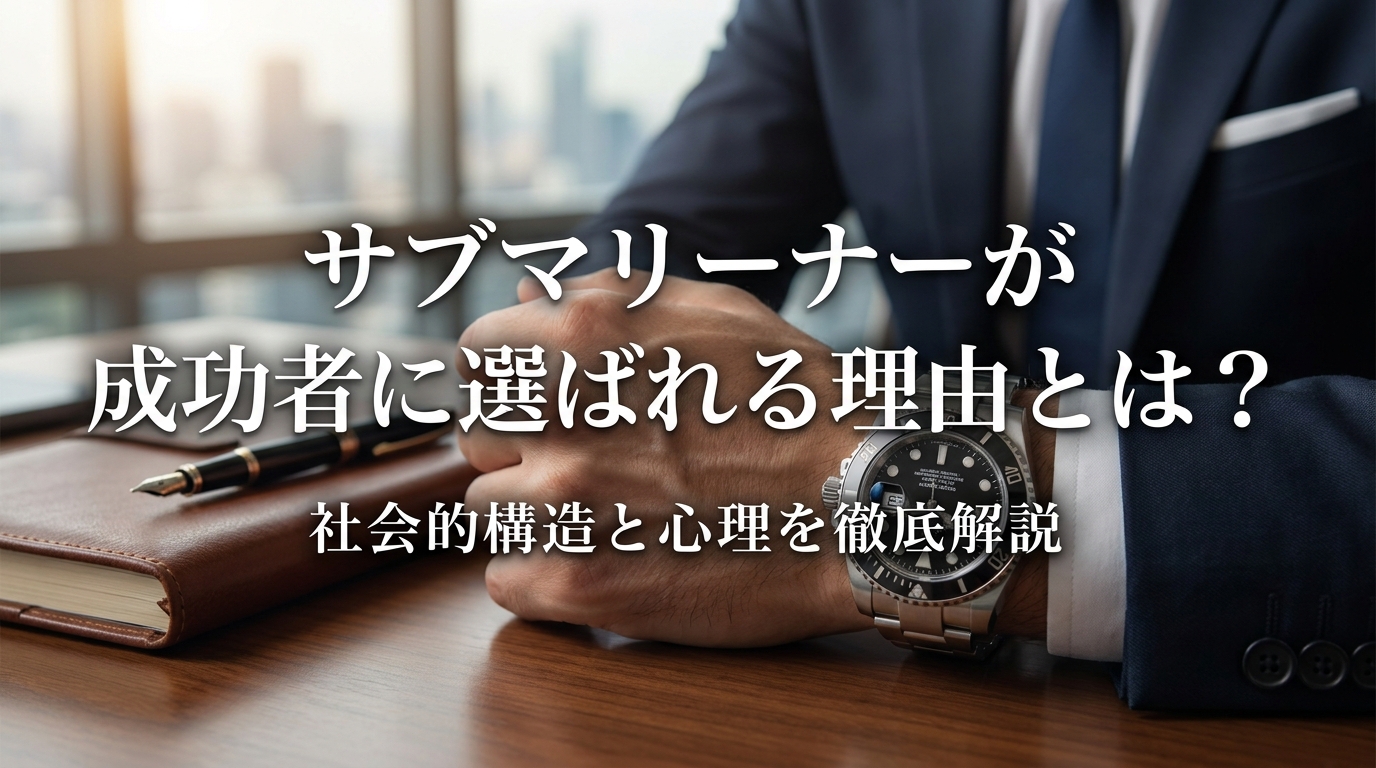 サブマリーナーが成功者に選ばれる理由とは？社会的構造と心理を徹底解説