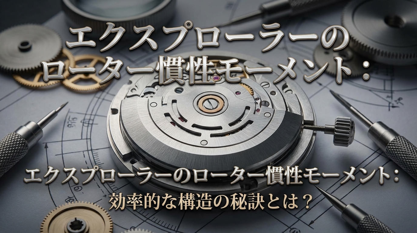 エクスプローラーのローター慣性モーメント：効率的な構造の秘訣とは？