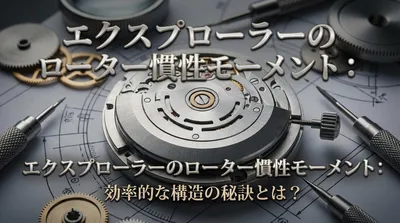 エクスプローラーのローター慣性モーメント：効率的な構造の秘訣とは？