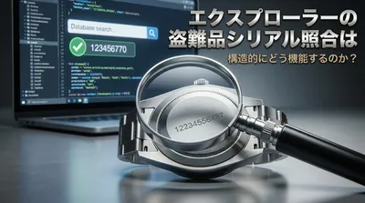 エクスプローラーの盗難品シリアル照合は構造的にどう機能するのか？