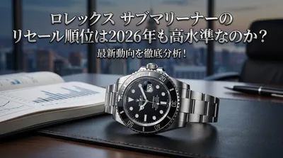 ロレックス サブマリーナーのリセール順位は2026年も高水準なのか？最新動向を徹底分析！