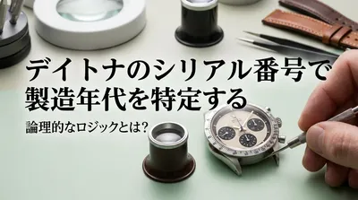 デイトナのシリアル番号で製造年代を特定する論理的なロジックとは？
