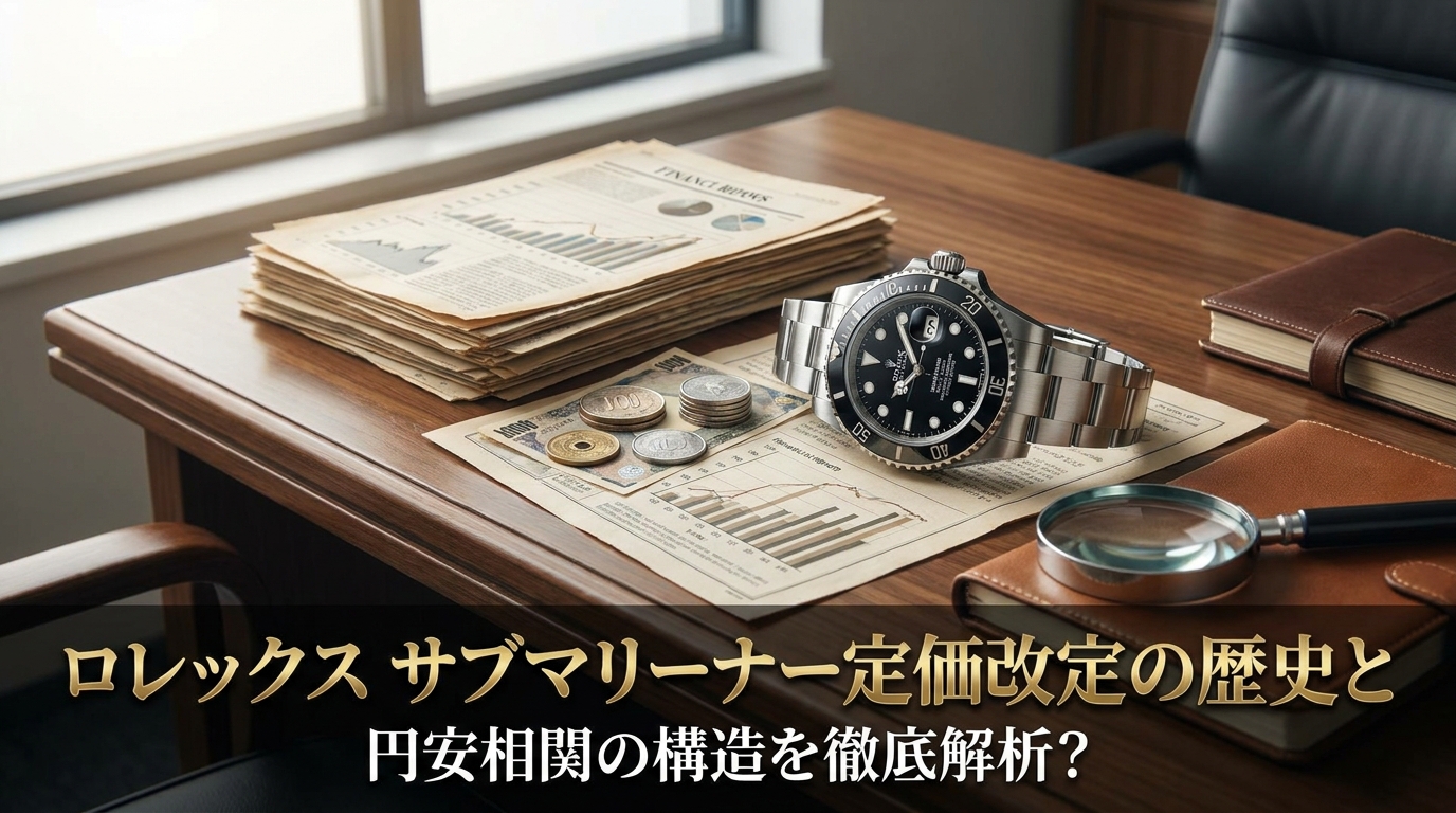 ロレックス サブマリーナー定価改定の歴史と円安相関の構造を徹底解析？