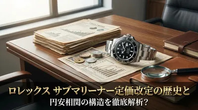 ロレックス サブマリーナー定価改定の歴史と円安相関の構造を徹底解析？