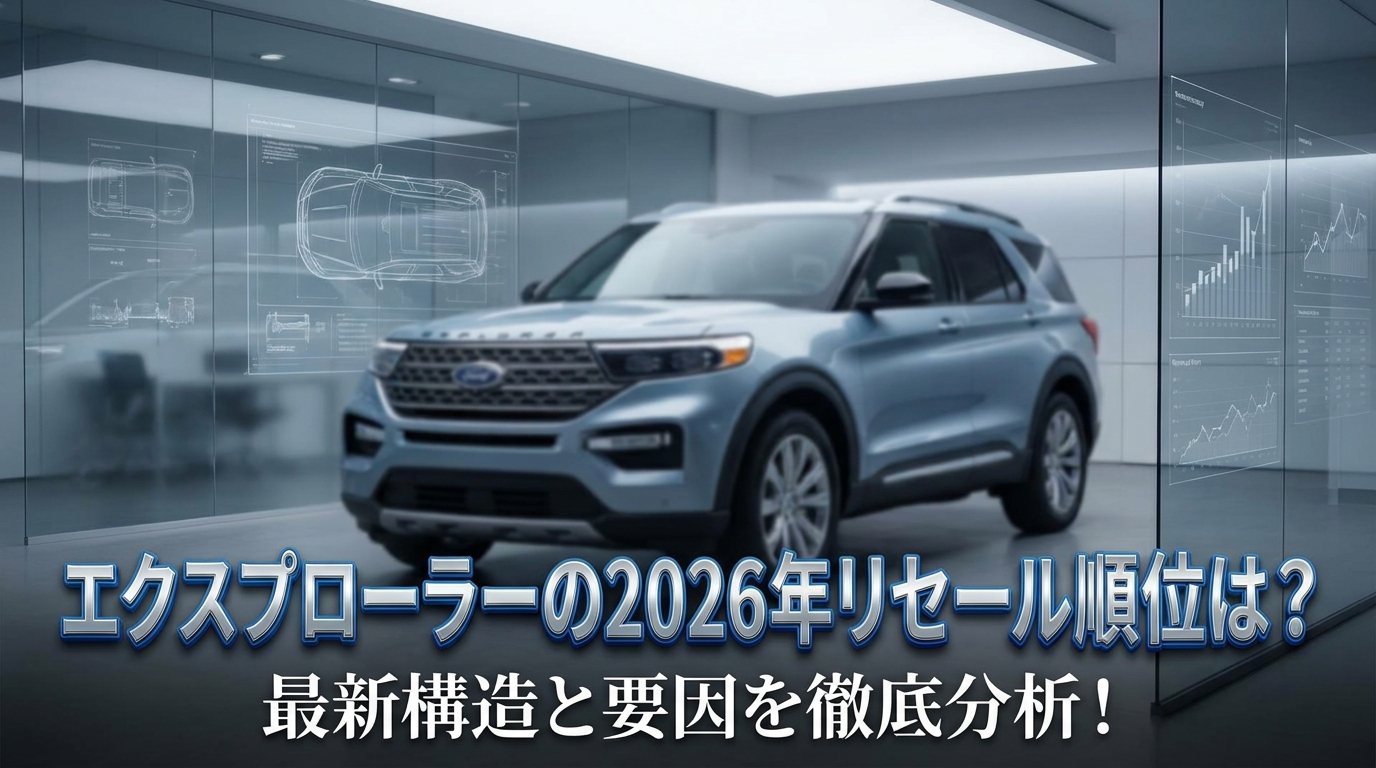 エクスプローラーの2026年リセール順位は？最新構造と要因を徹底分析！