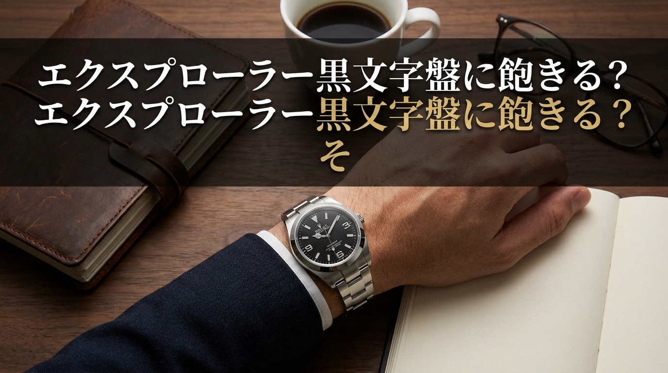エクスプローラー黒文字盤に飽きる？その理由と構造的回避策を徹底解説！