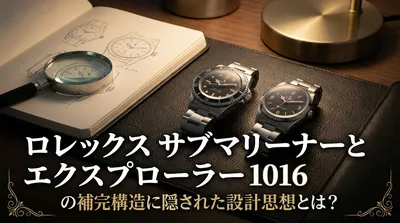 ロレックス サブマリーナーとエクスプローラー1016の補完構造に隠された設計思想とは？