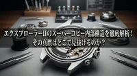 エクスプローラーIIのスーパーコピー内部構造を徹底解析！その真贋はどこで見抜けるのか？