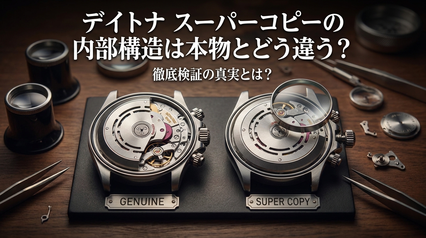 デイトナ スーパーコピーの内部構造は本物とどう違う？徹底検証の真実とは？