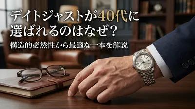 デイトジャストが40代に選ばれるのはなぜ？構造的必然性から最適な一本を解説
