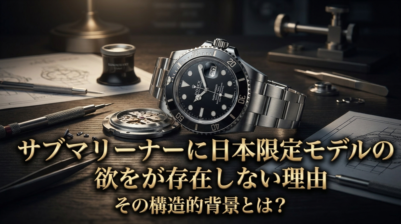 サブマリーナーに日本限定モデルが存在しない理由とその構造的背景とは？