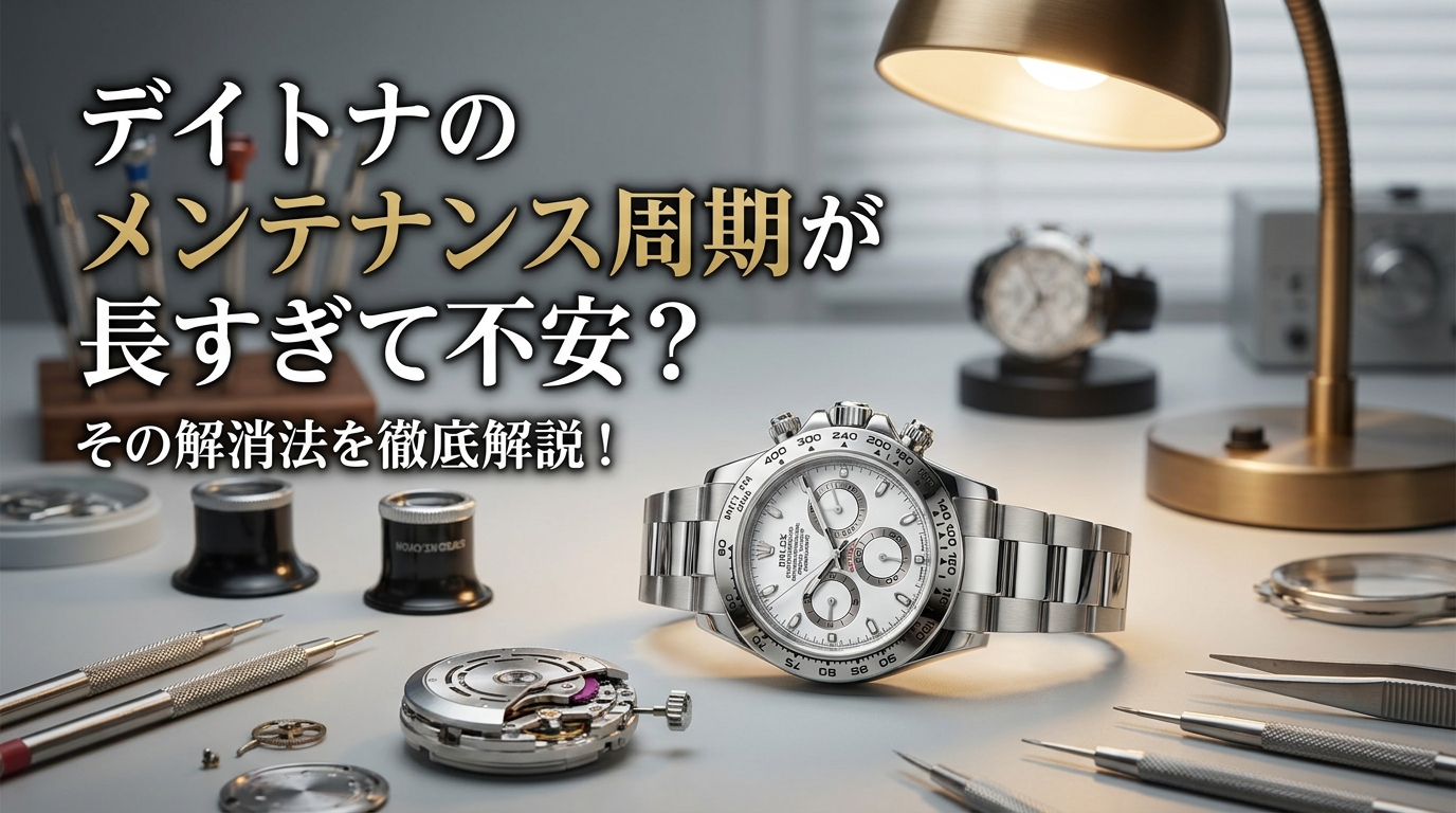 デイトナのメンテナンス周期が長すぎて不安?その解消法を徹底解説!