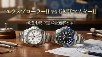 エクスプローラーII vs GMTマスターII、構造比較で選ぶ最適解とは？