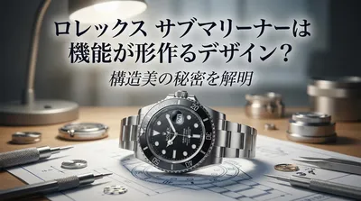 ロレックス サブマリーナーは機能が形作るデザイン？構造美の秘密を解明