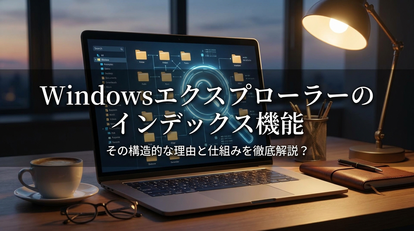 Windowsエクスプローラーのインデックス機能、その構造的な理由と仕組みを徹底解説?