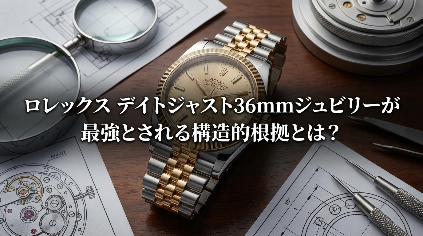 ロレックス デイトジャスト36mmジュビリーが最強とされる構造的根拠とは？